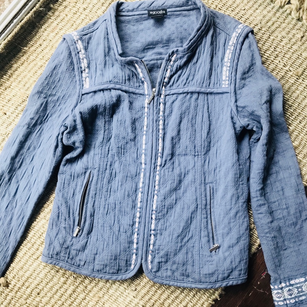 Cute jacket, never warn.